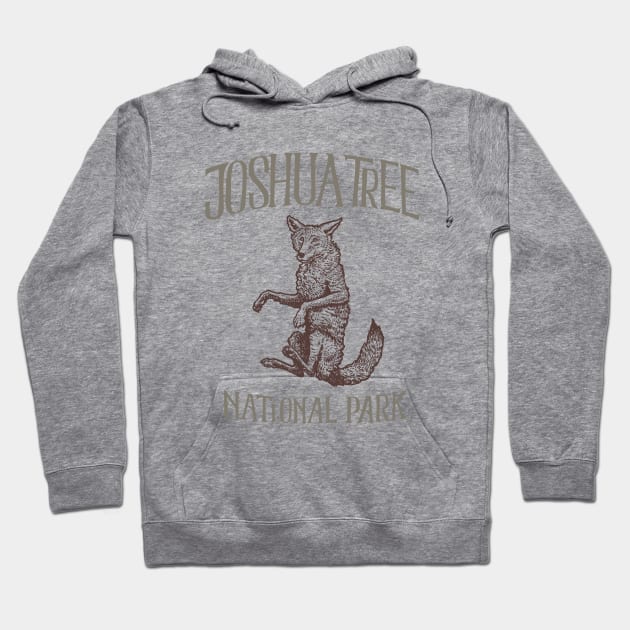 Joshua Tree National Park: Falling Coyote Hoodie by calebfaires